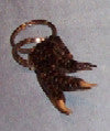 Small foot key ring