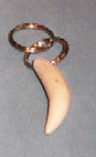 Key Ring - Alligator Tooth